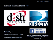 Tablet Screenshot of cablelinksatellites.com